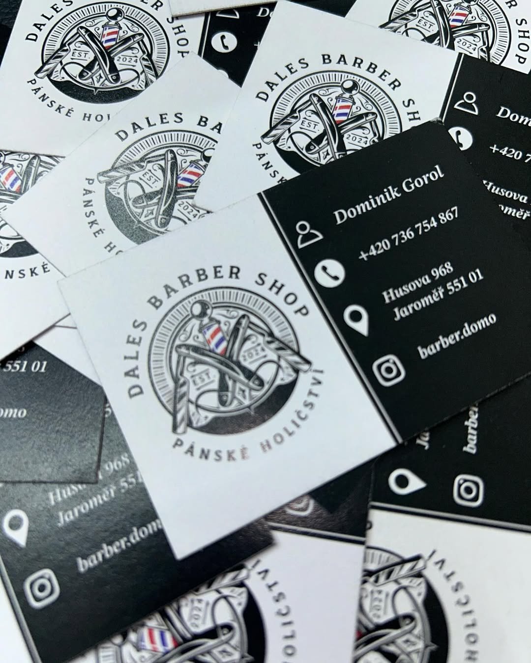 Vizitky Barber Shop Dales